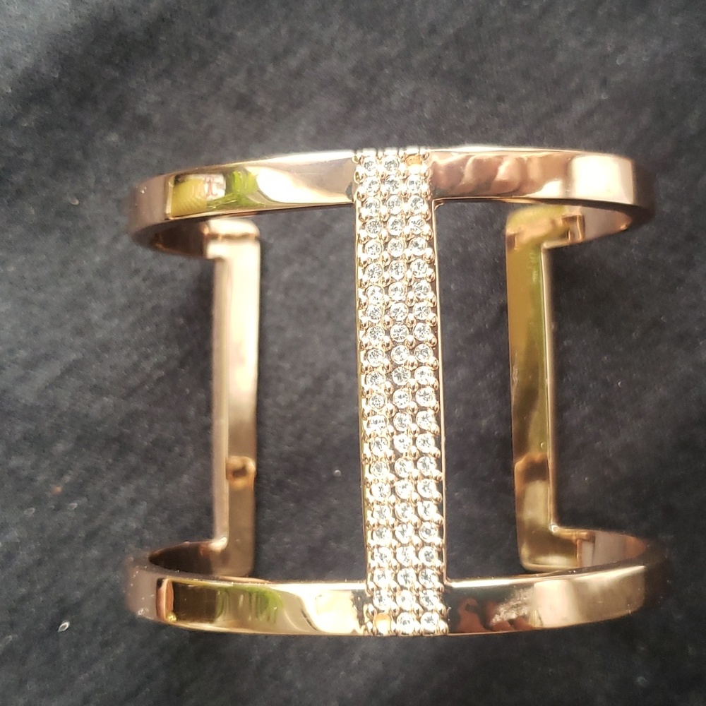 Vince Camuto Rose Goldtone Rhinestone Bracelet
